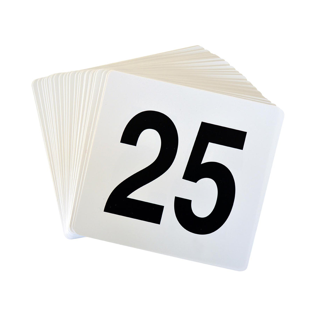 Plastic Table Numbers - 1 to 25 - By Argon Tableware