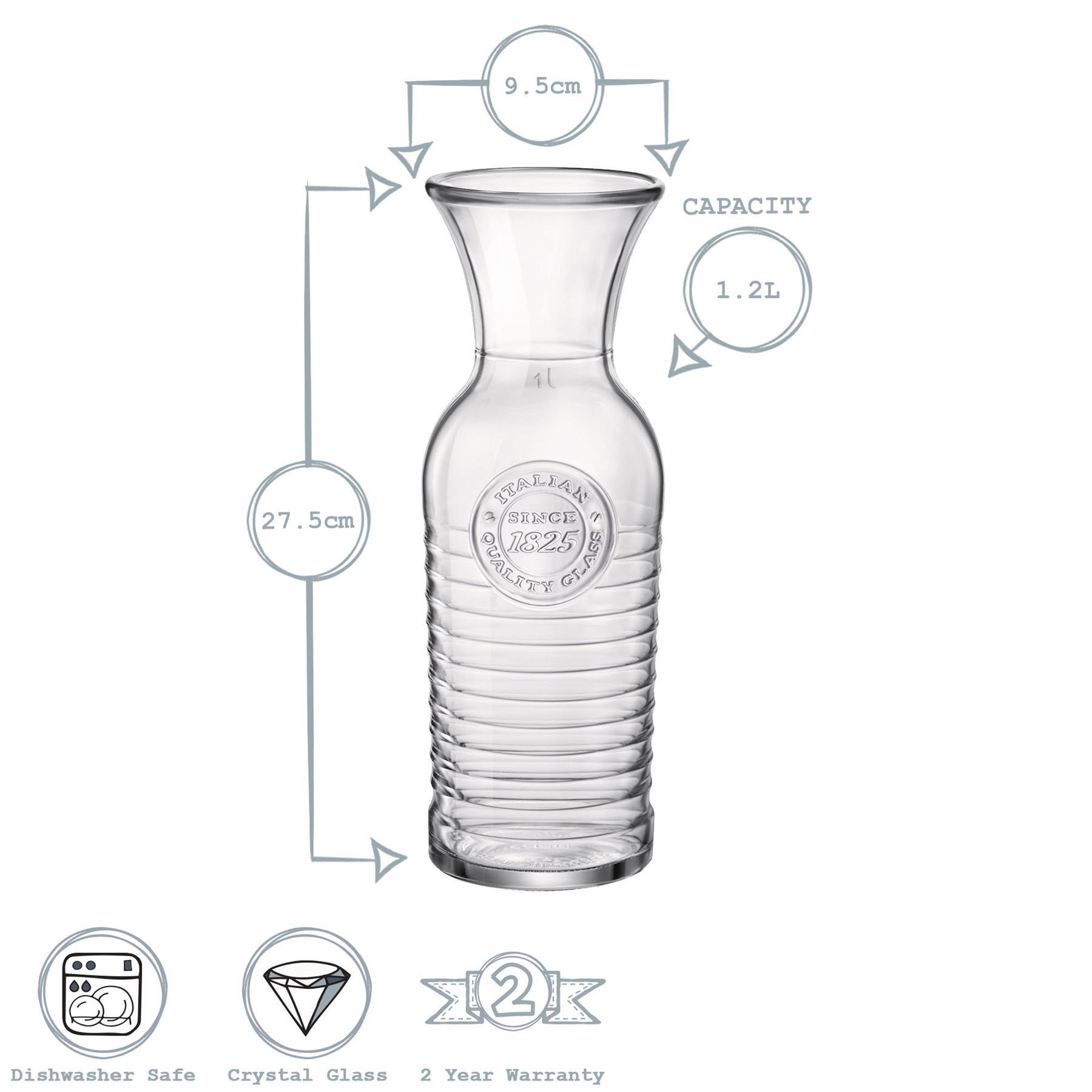 1.2L Officina 1825 Glass Carafe