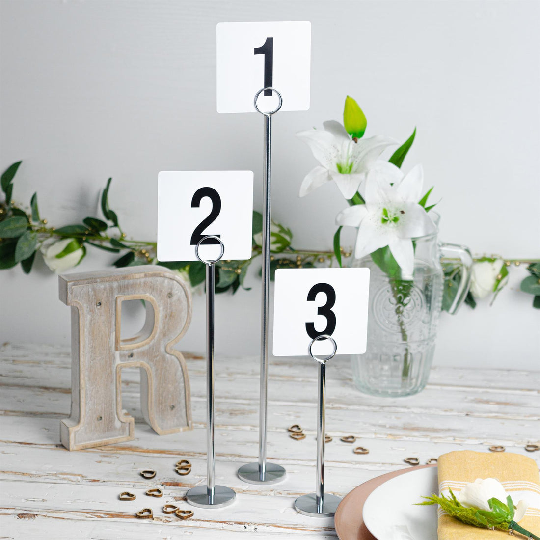 Plastic Table Numbers - 1 to 25