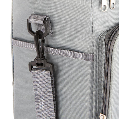 Grey Large Insulated Cool Bag