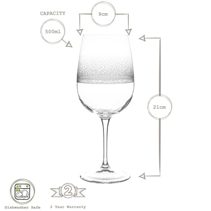 500ml Inventa Wine Glasses - Pack of Six