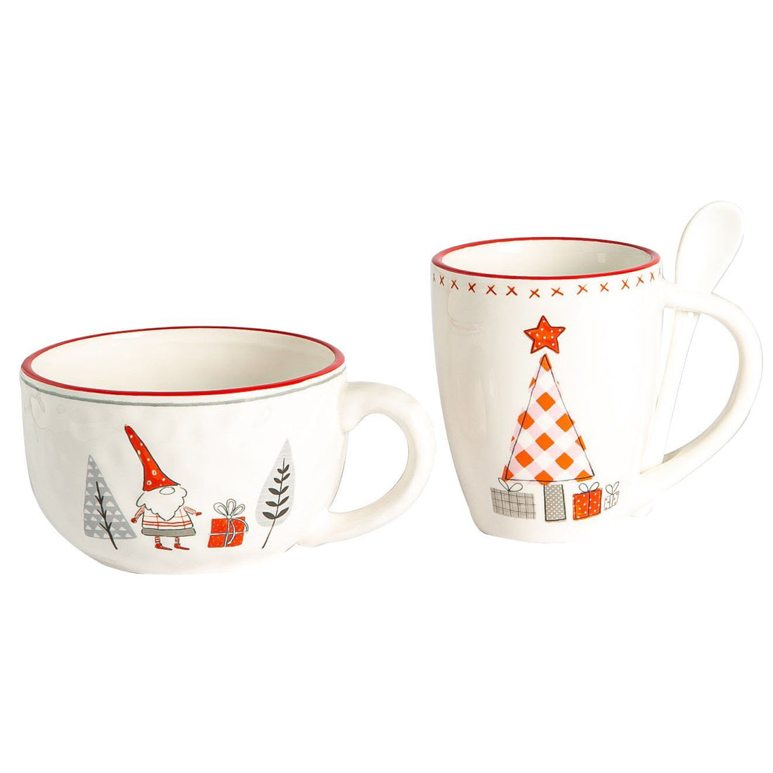 Nicola Spring 4 Piece Christmas Coffee Morning Set - Patchwork