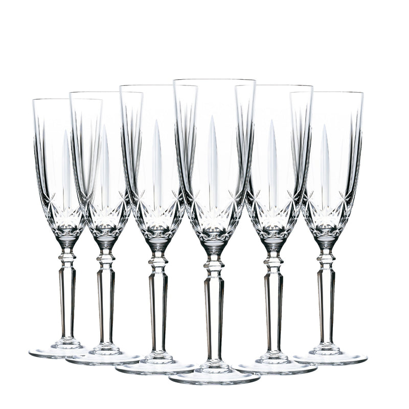 Nada Duele Set of 6 Champagne Glasses – Rentrayage