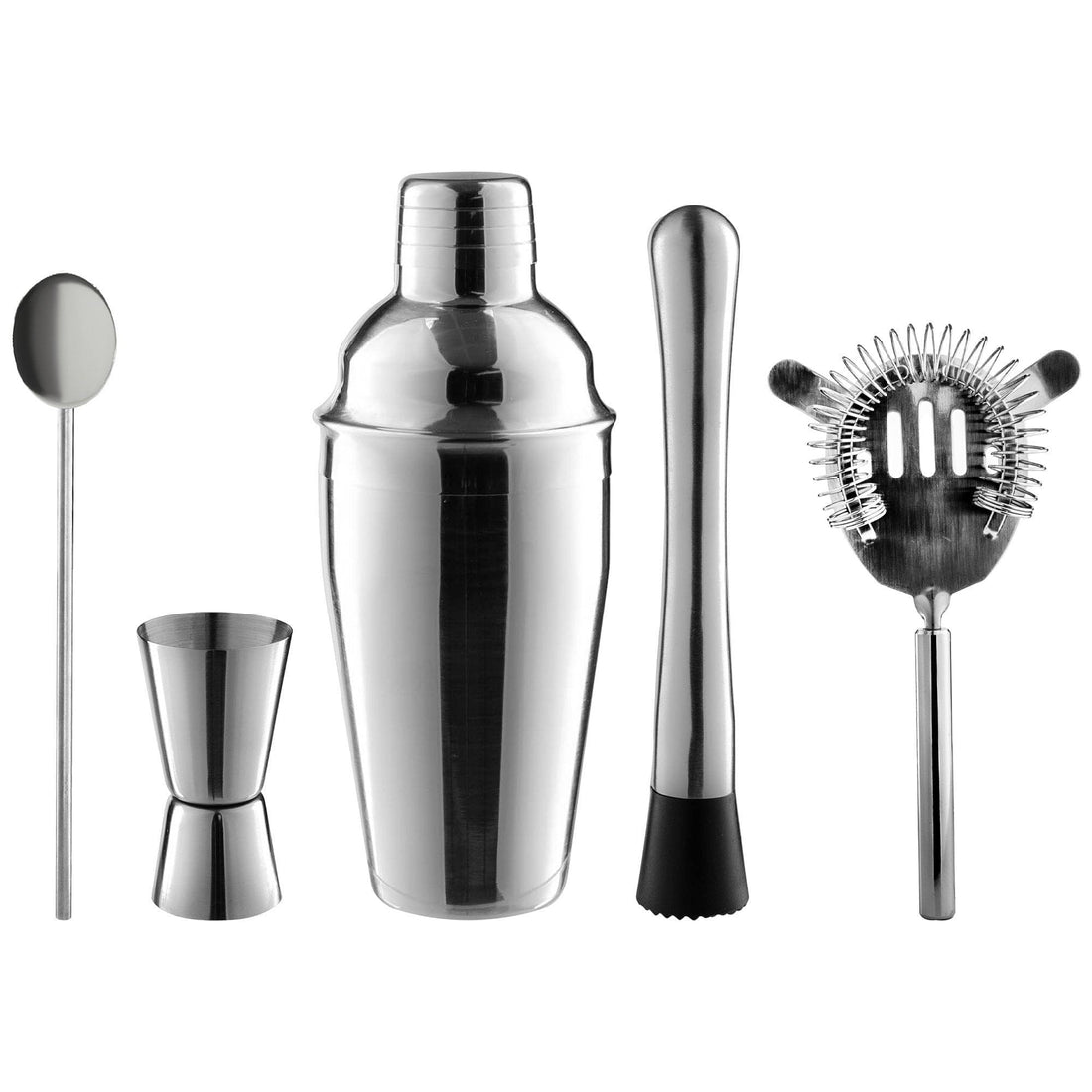 5pc Manhattan Cocktail Shaker Set - By Rink Drink