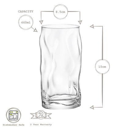 460ml Sorgente Tumbler Glasses - Pack of Four